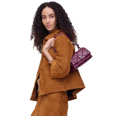 THE QUILTED MINI DUAL SHOULDER BAG
